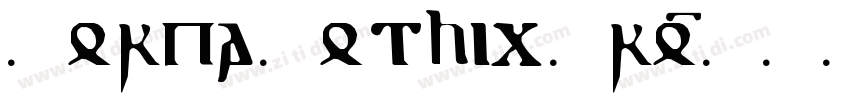 Corpa Gothic Pro字体转换